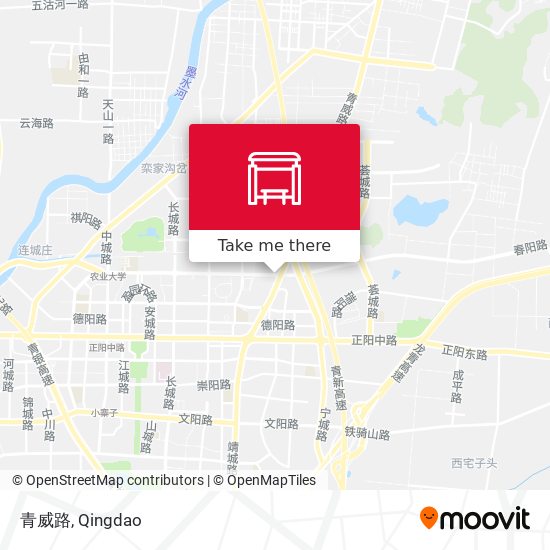 青威路 map