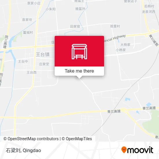 石梁刘 map