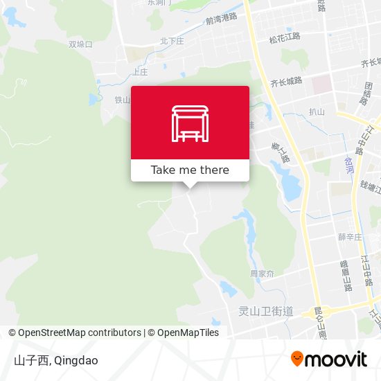 山子西 map