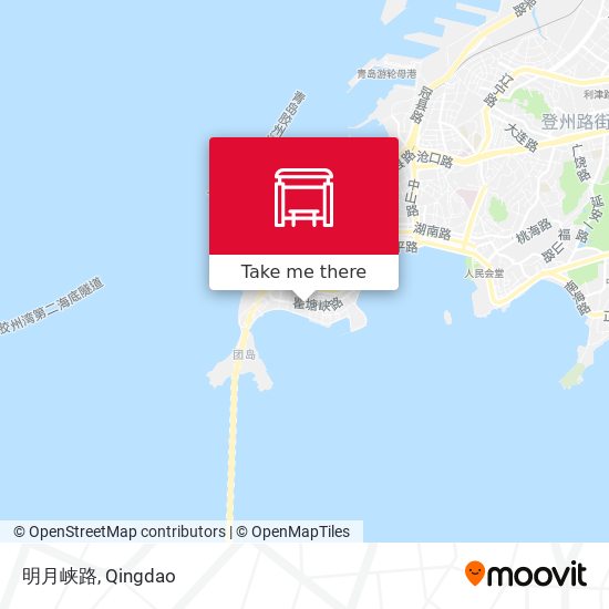 明月峡路 map