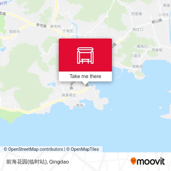 前海花园(临时站) map