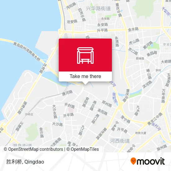 胜利桥 map