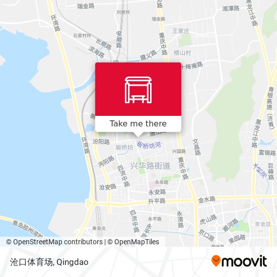 沧口体育场 map
