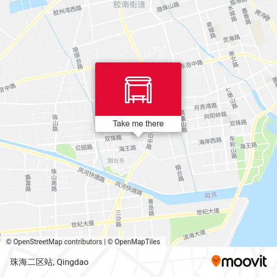 珠海二区站 map