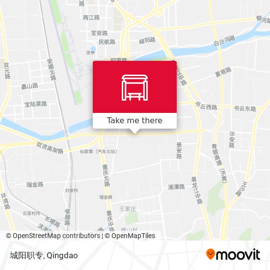 城阳职专 map