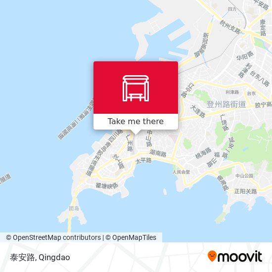 泰安路 map