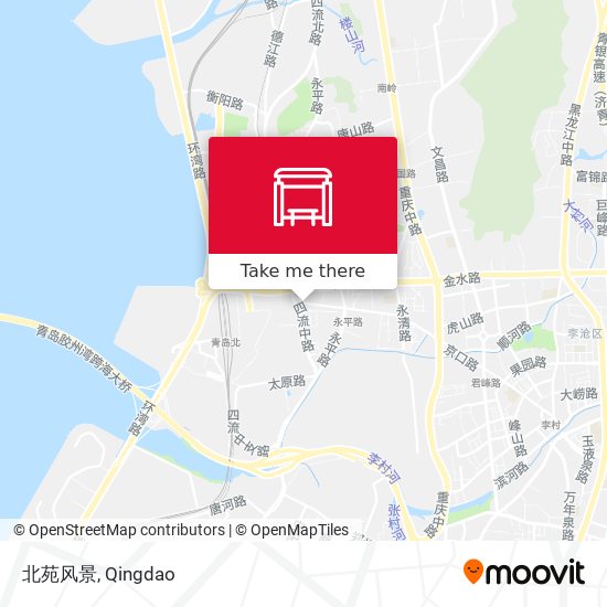 北苑风景 map
