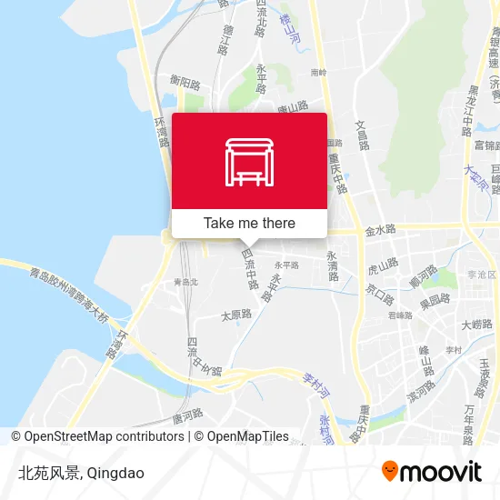 北苑风景 map