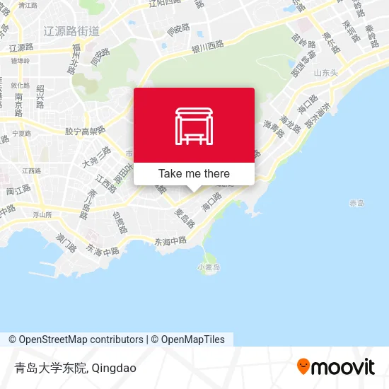 青岛大学东院 map