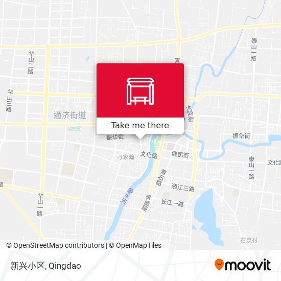 新兴小区 map