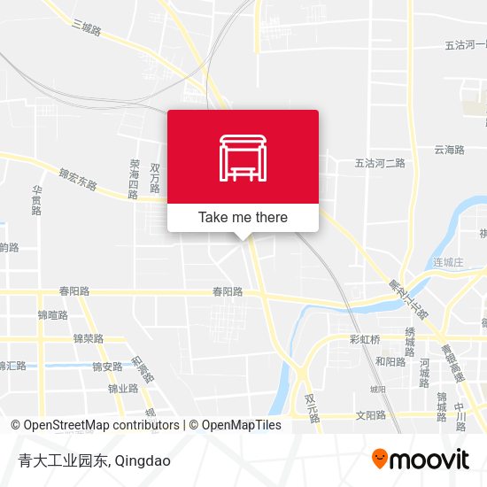 青大工业园东 map