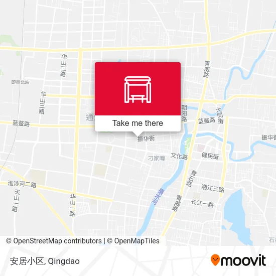 安居小区 map