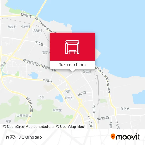 管家洼东 map