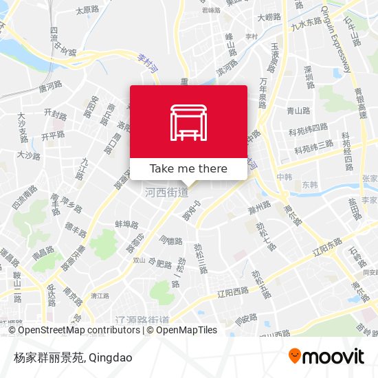 杨家群丽景苑 map