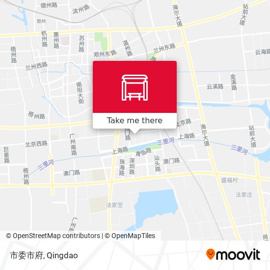 市委市府 map