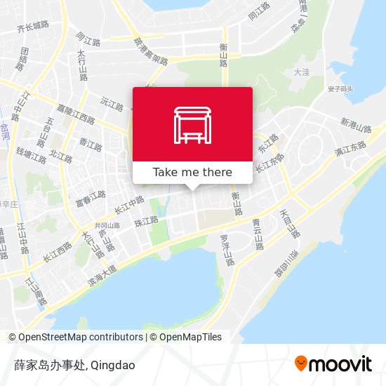 薛家岛办事处 map