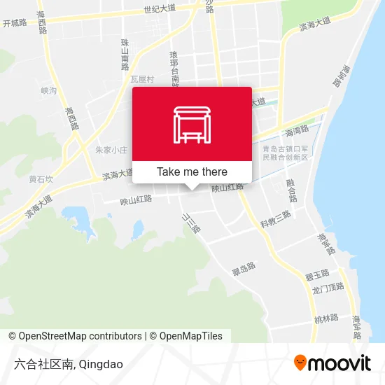 六合社区南 map