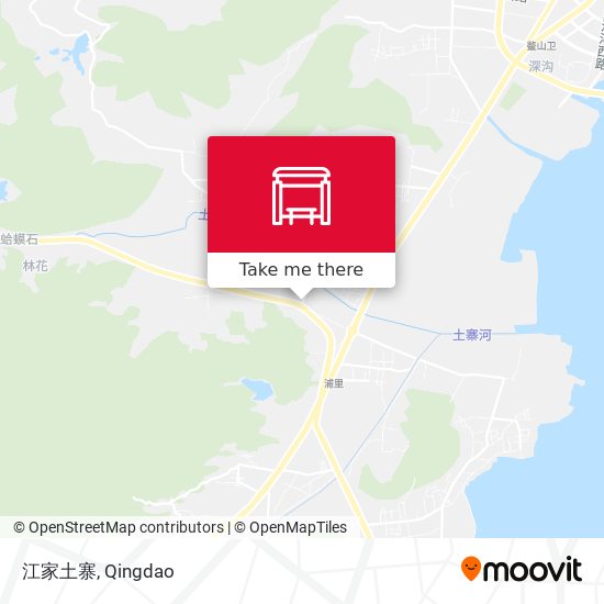江家土寨 map