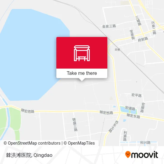 棘洪滩医院 map