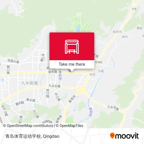 青岛体育运动学校 map