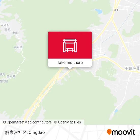 解家河社区 map