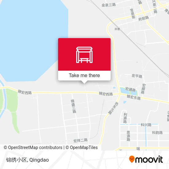 锦绣小区 map