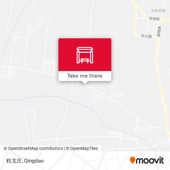 程戈庄 map