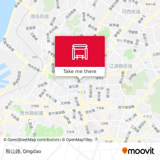 鞍山路 map