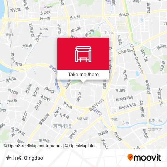 青山路 map