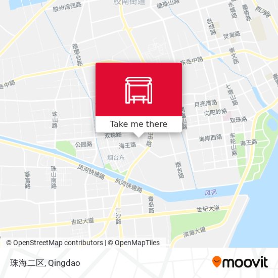 珠海二区 map