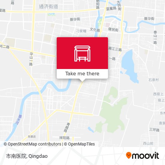 市南医院 map