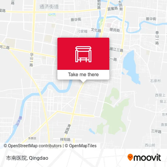 市南医院 map