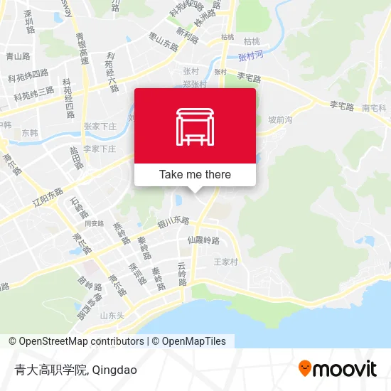 青大高职学院 map