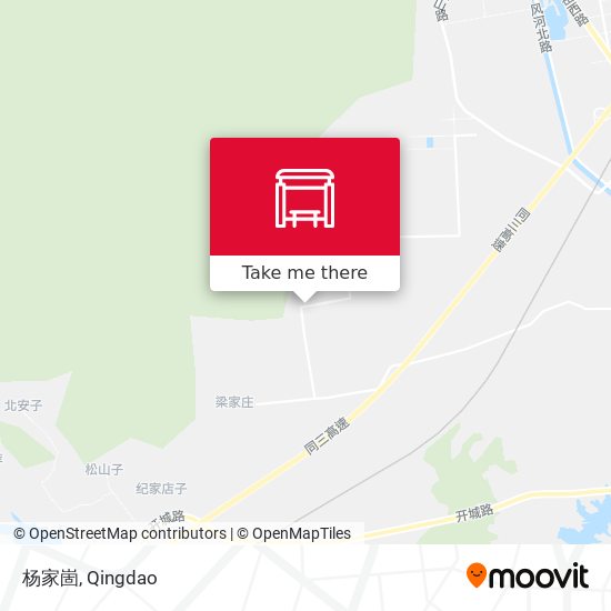 杨家崮 map