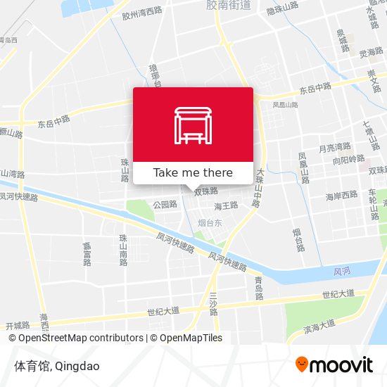 体育馆 map