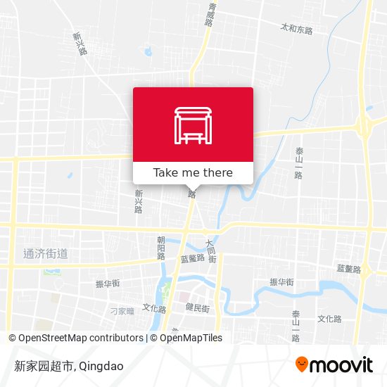 新家园超市 map
