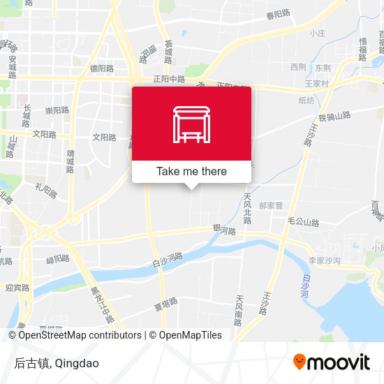 后古镇 map
