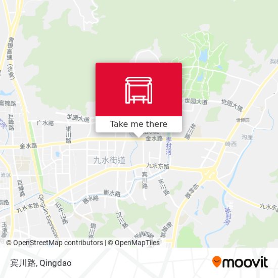 宾川路 map