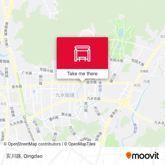 宾川路 map