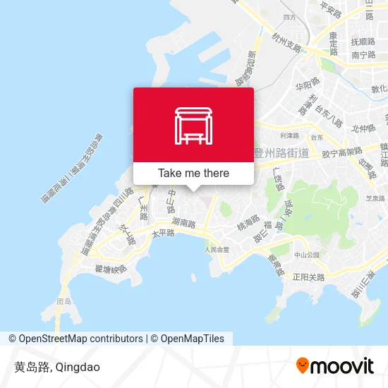 黄岛路 map