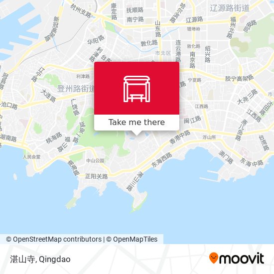 湛山寺 map