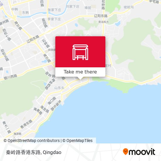 秦岭路香港东路 map