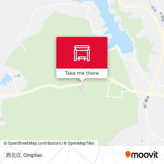 西北庄 map