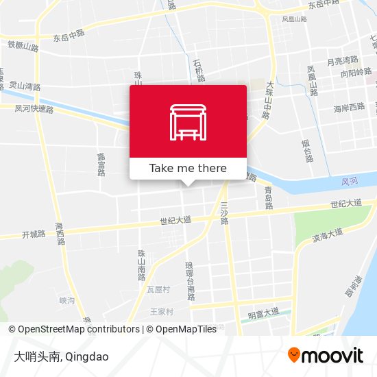 大哨头南 map
