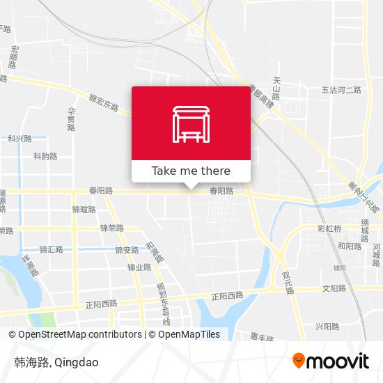 韩海路 map