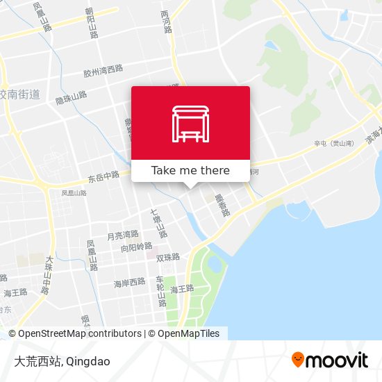 大荒西站 map