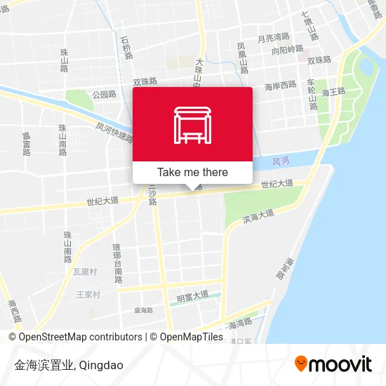 金海滨置业 map
