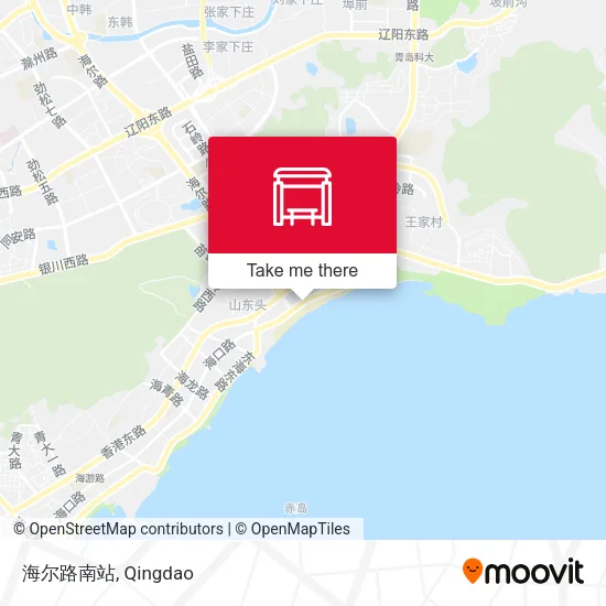 海尔路南站 map
