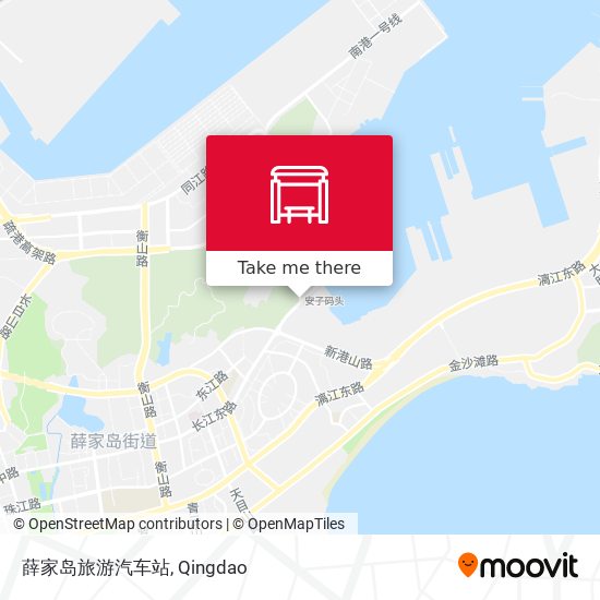 薛家岛旅游汽车站 map