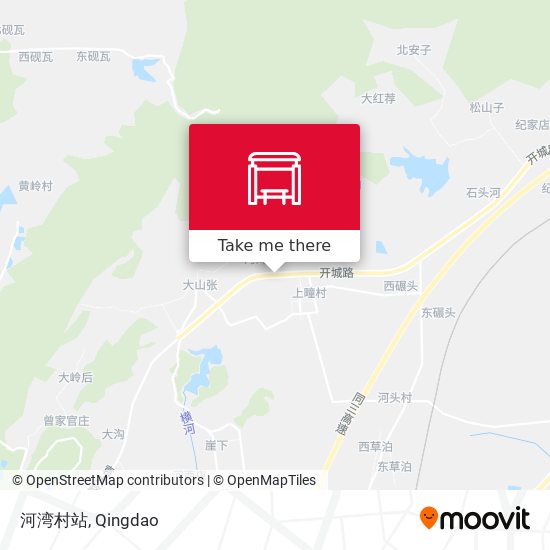 河湾村站 map